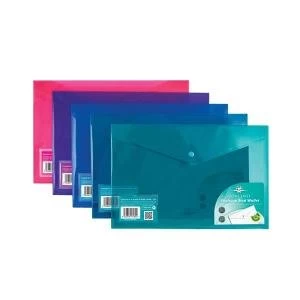 image of Bundle Concord Stud Wallet File Vibrant Polypropylene Foolscap