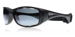 image of Maui Jim Waterman Sunglasses Black PC8G Polariserade 64mm