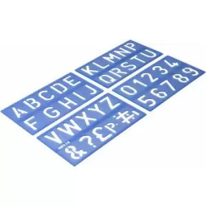 Image of Helix H95010 Lettering Stencil Set 50mm