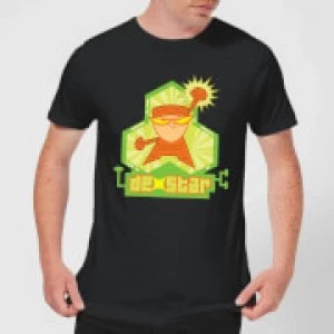 Image of Dexters Lab DexStar Hero Mens T-Shirt - Black - M