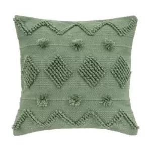 Image of Gallery Interiors Perth Cushion Cover in Sage