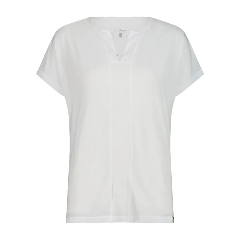 Image of CMP Lyocell Jersey T-Shirt Women CMP Blanc Female XS