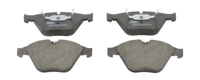 Image of CHAMPION 573210CH Brake pad set prepared for wear warning indicator Brake Pad Set,disc brake (402)