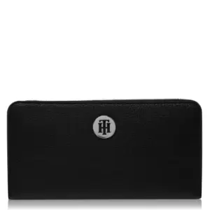 image of Tommy Hilfiger Core Large Zip Around Purse - Black