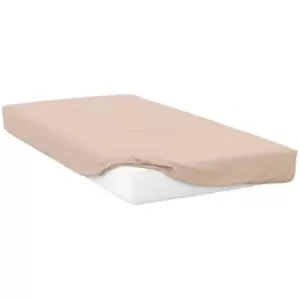 Image of Belledorm 400 Thread Count Egyptian Cotton Fitted Sheet (Kingsize) (Cream) - Cream