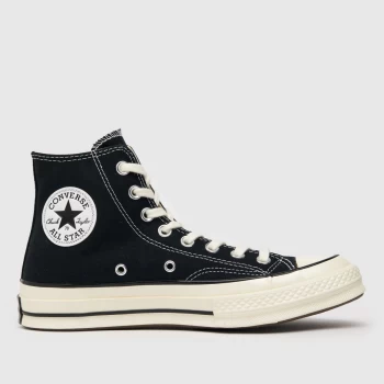 Converse Black & White Chuck 70 Hi Trainers