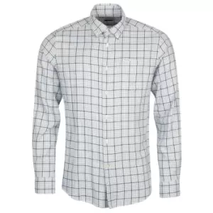 Image of Barbour Sherwood Eco Tailored Shirt White Large