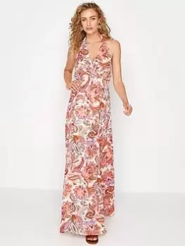 Long Tall Sally Paisley Print Maxi Dress - Pink, Size 8, Women