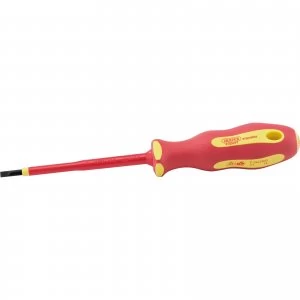 image of Draper Expert Ergo Plus VDE Insulated Parallel Slotted Screwdriver 4mm 100mm