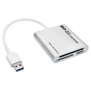 image of Tripp Lite USB 3.0 SuperSpeed Multi Drive Memory Card Reader Writer Al