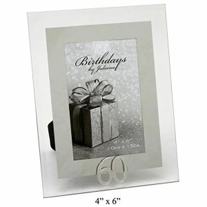 Image of 4" x 6" - Birthdays by Juliana Photo Frame - 60th