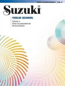 Image of Suzuki Violin School 6 - Piano Acc. (Revised) by Shinichi Suzuki