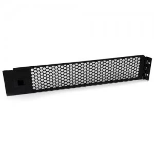 Image of 2U Hinged and Vented Blank Rack Panel