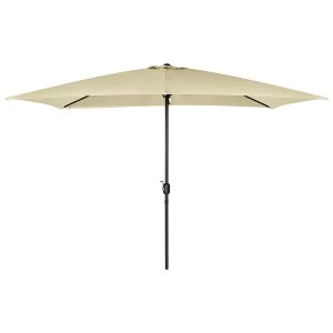 Image of Charles Bentley Rectangular Garden Parasol - Beige