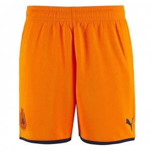 Puma Newcastle United Third Shorts 2019 2020 Junior - Orange/Navy