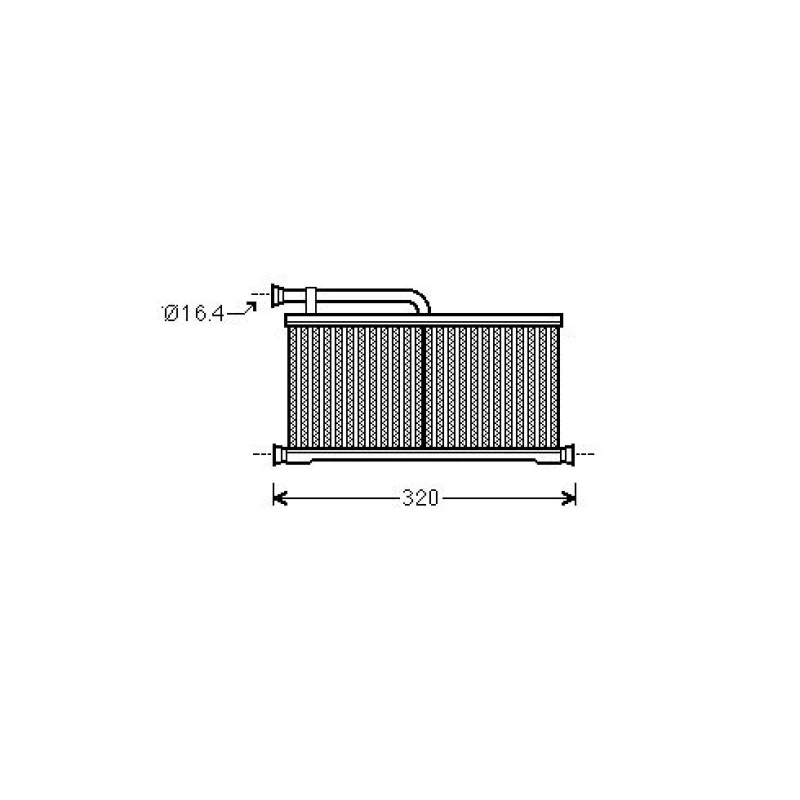 Image of Heater matrix DIEDERICHS DCM1023