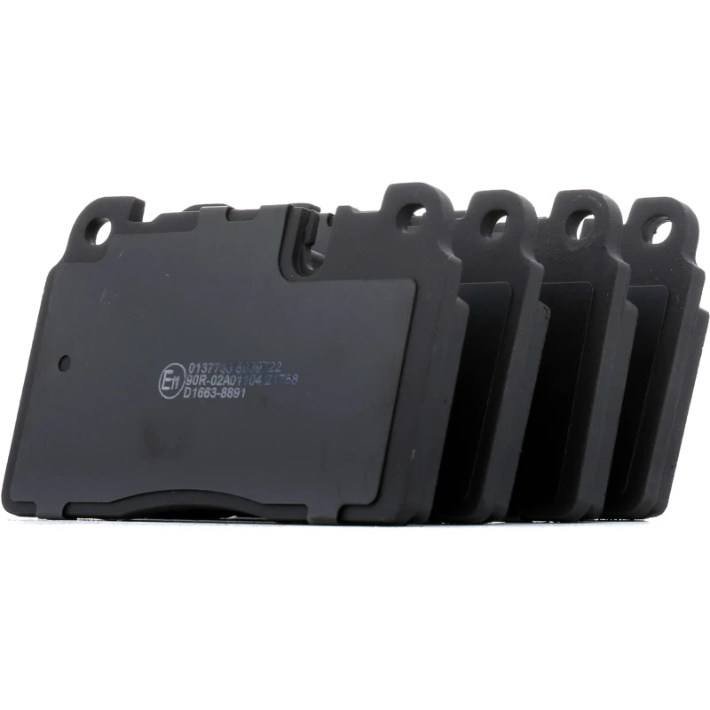 Image of STARK SKBP-0011463 Brake pad set Front Axle, excl. wear warning contact Low-Metallic Brake Pad Set,disc brake (402)