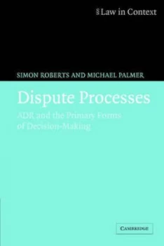 Image of Dispute Process by Simon Roberts Paperback