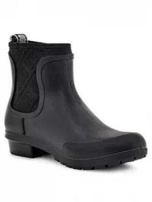 image of UGG Ugg Chevonne Welly, Black, Size 7, Women