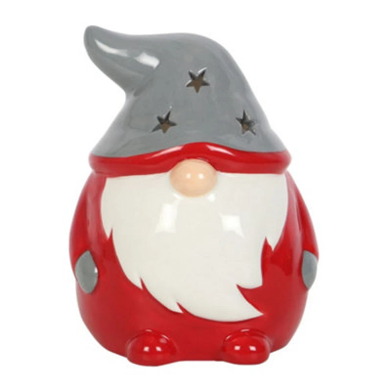 Image of Something Different Something Different Gonk Tealight Holder in Light Red Light Red One Size Unisex 5063425845231