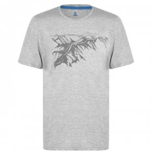 image of Odlo T Shirt Mens - Grey Melange