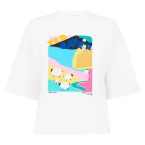 Image of Ted Baker Tuliipp T Shirt - White