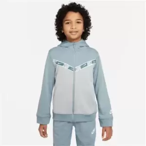 Image of Nike Repeat Full Zip Hoodie Junior Boys - Grey