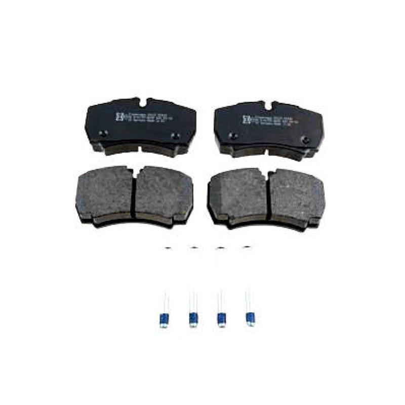 Image of ZIMMERMANN 29123.200.1 Brake pad set Rear Axle, prepared for wear warning indicator, Photo corresponds to scope of supply, with bolts/screws Brake Pa