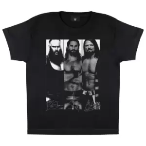 Image of WWE Boys Superstars Braun Strowman T-Shirt (12-13 Years) (Black)