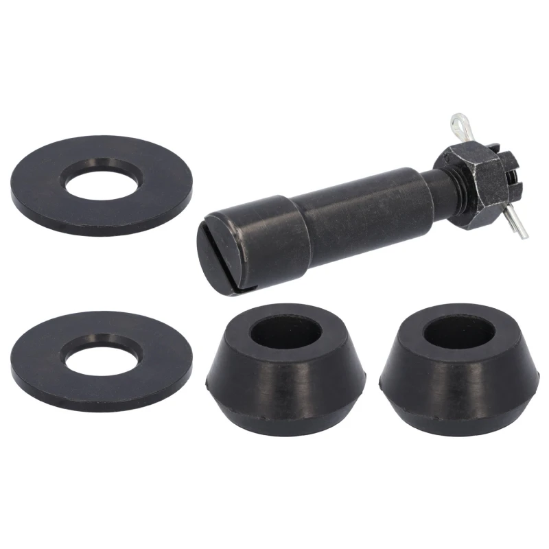Image of FEBI BILSTEIN 183026 Mounting, shock absorbers with fastening/mounting material, Rear Axle Lower Elastomer Mounting,shock absorbers (950)