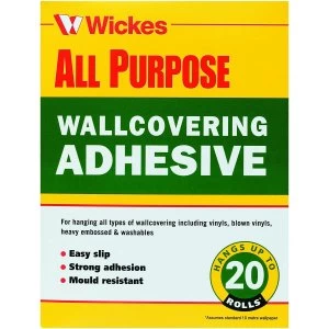 image of Wickes All Purpose Wallpaper Adhesive - 20 Roll