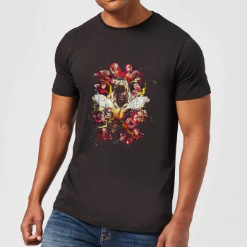 Image of Avengers Endgame Distressed Thanos Mens T-Shirt - Black - 3XL - Black