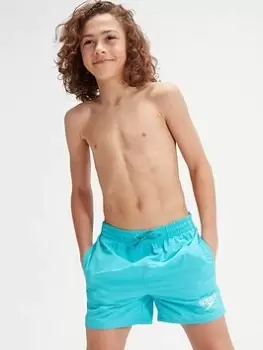 Image of Speedo Boys Essential 13" Watershort, Green, Size 2XL