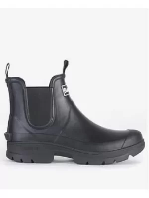 Image of Barbour Nimbus Chelsea Rubber Boots, Black, Size 11, Men
