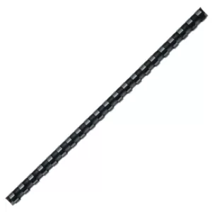 Image of Original Acco GBC Binding Comb 16mm A4 21 Ring Black Pack of 100