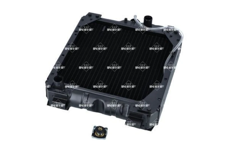 Image of NRF 530007 Engine radiator EASY FIT Brazed cooling fins, Copper, with lid Copper Radiator,engine cooling (470)