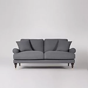 image of Swoon Sutton Smart Wool 2 Seater Sofa - 2 Seater - Anthracite