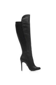 Image of 'Savi' Leather Over The Knee Boots