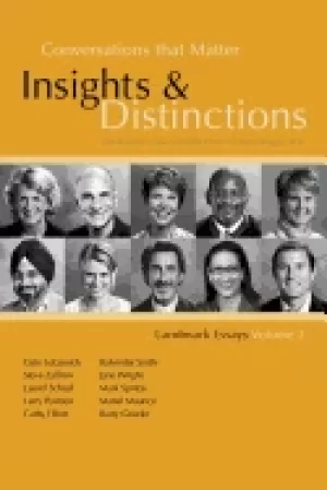 Image of conversations that matter insights and distinctions landmark essays volume