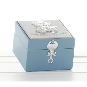 image of Blue Baby Keepsake Box