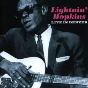 image of Live in Denver by Lightnin' Hopkins CD Album