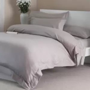 Image of Belledorm 400 Thread Count Egyptian Cotton Flat Sheet, Super King, Pewter