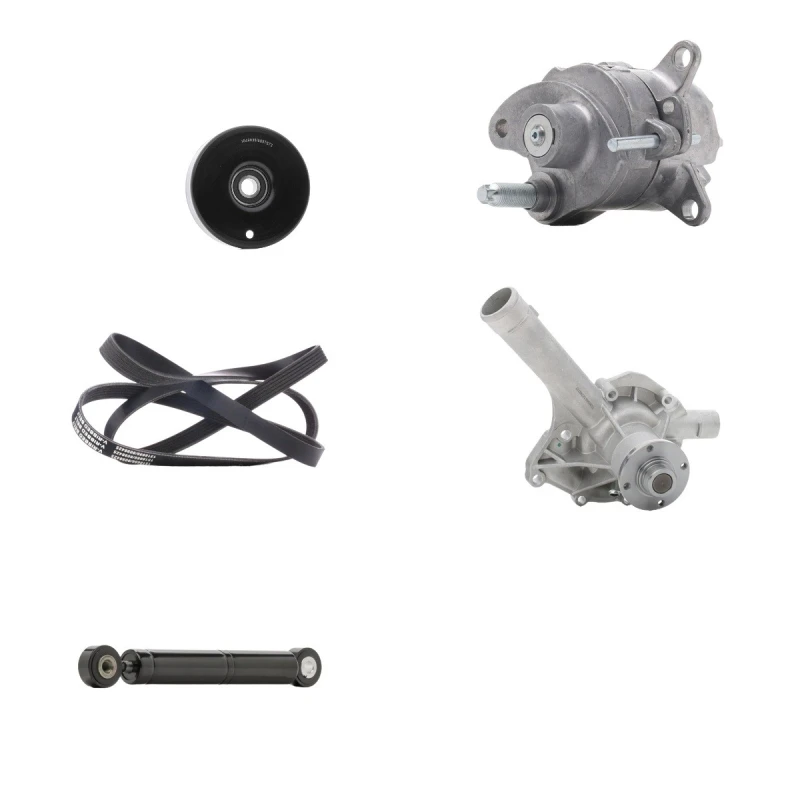 Image of RIDEX 4172P0072 Water Pump + V-Ribbed Belt Kit Water Pump + V-Ribbed Belt Kit (4172)