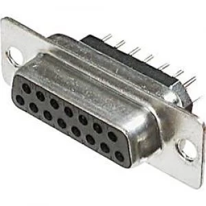 Image of D SUB receptacles 180 Number of pins 9 Soldering ASSMANN WSW