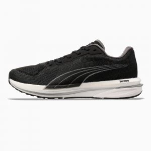 PUMA Velocity Nitro Womens Running Shoes, Black/Silver, size 6.5, Shoes