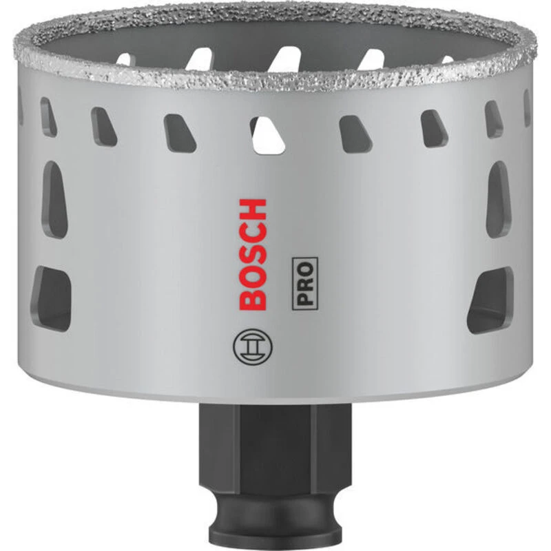 Image of Bosch PRO Power Change Plus Diamond Grit Tile Hole Saw 2608901568 Diameter: 67mm