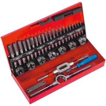 image of Sealey 32 Piece Tap and Split Die Set Metric