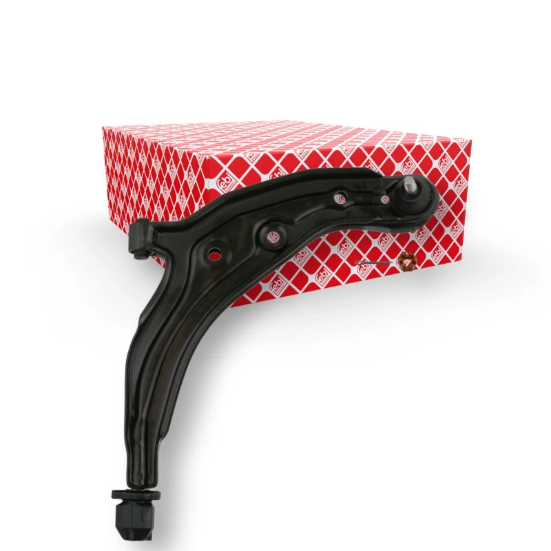 Image of FEBI BILSTEIN 42671 Suspension arm Control Arm, Sheet Steel, Lower, with ball joint, with rubber mounts Sheet Steel Track Control Arm (273)