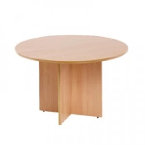 Image of Arista 1200mm Round Meeting Table Beech KF72048