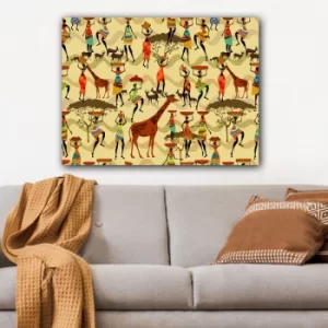 Image of 174293384_70100 Multicolor Decorative Canvas Painting